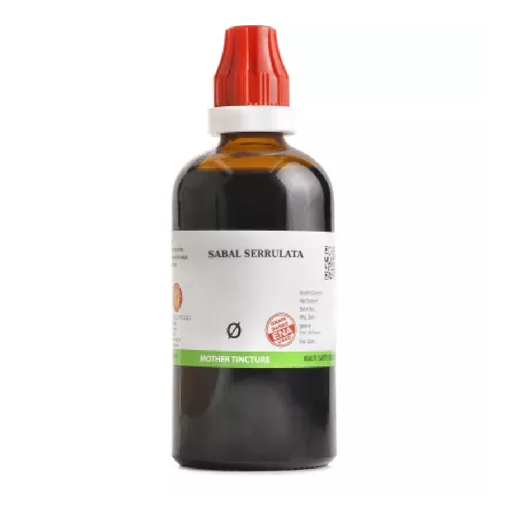 BJain Sabal Serrulata 1X (Q) Mother Tincture (100ml) Increases Weight, cough