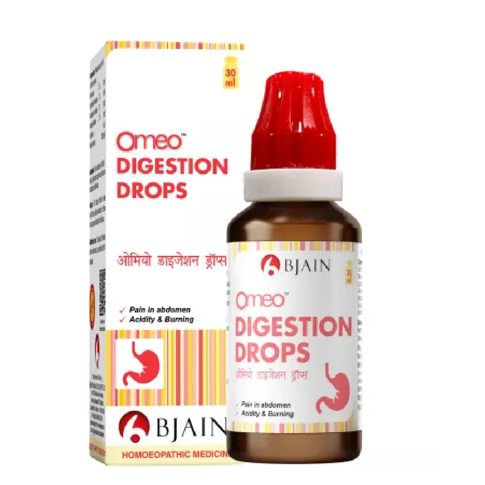 BJain Omeo Digestion Drops (30ml) For Digestion, Acidity