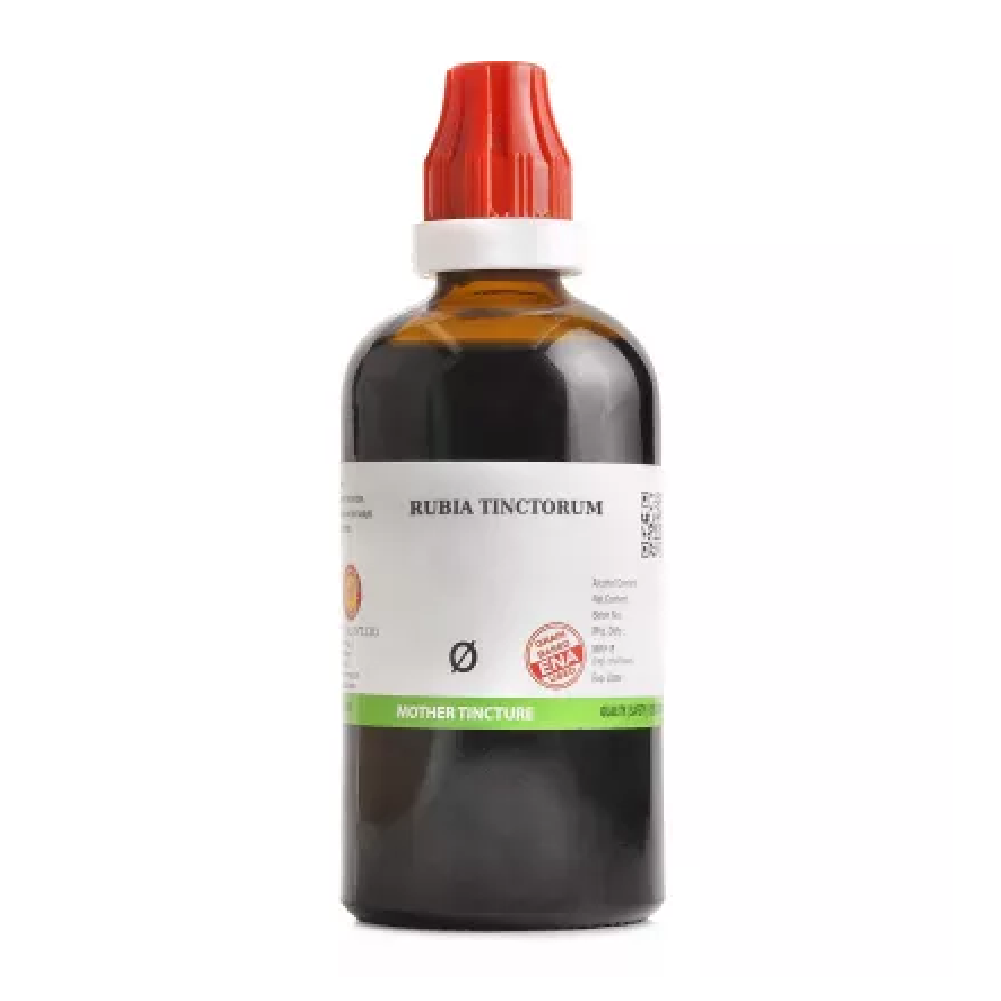 BJain Rubia Tinctorum 1X (Q) Mother Tincture (100ml) For Kidney Care