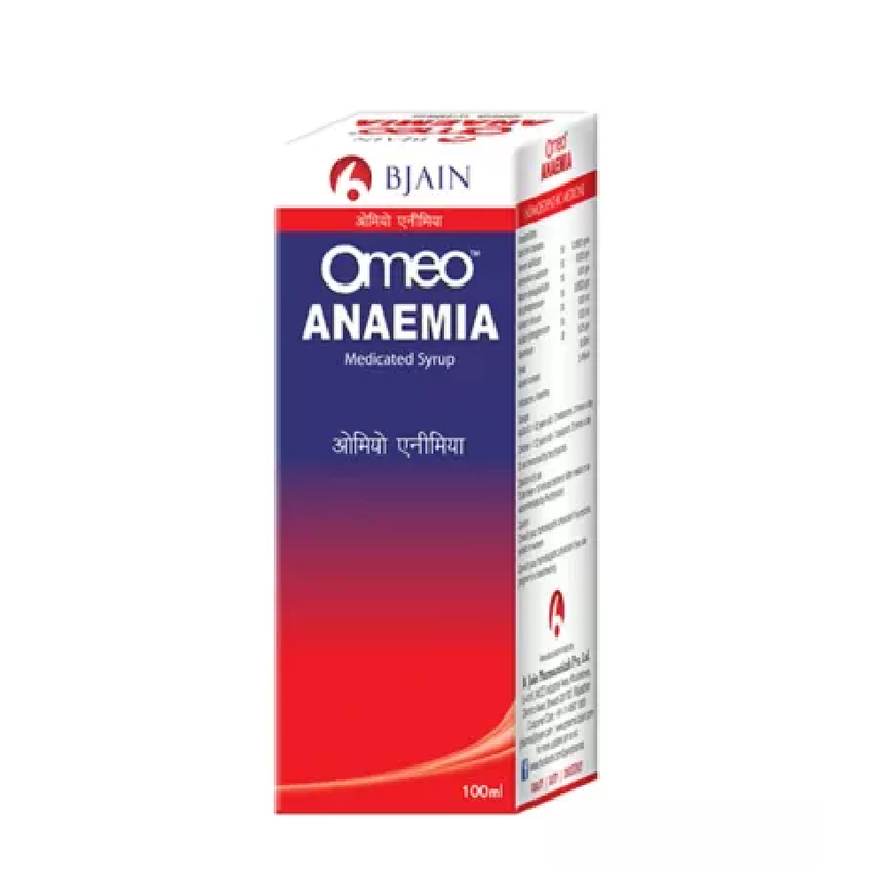 BJain Omeo Anaemia Syrup (100ml) For Anemia, Weakness