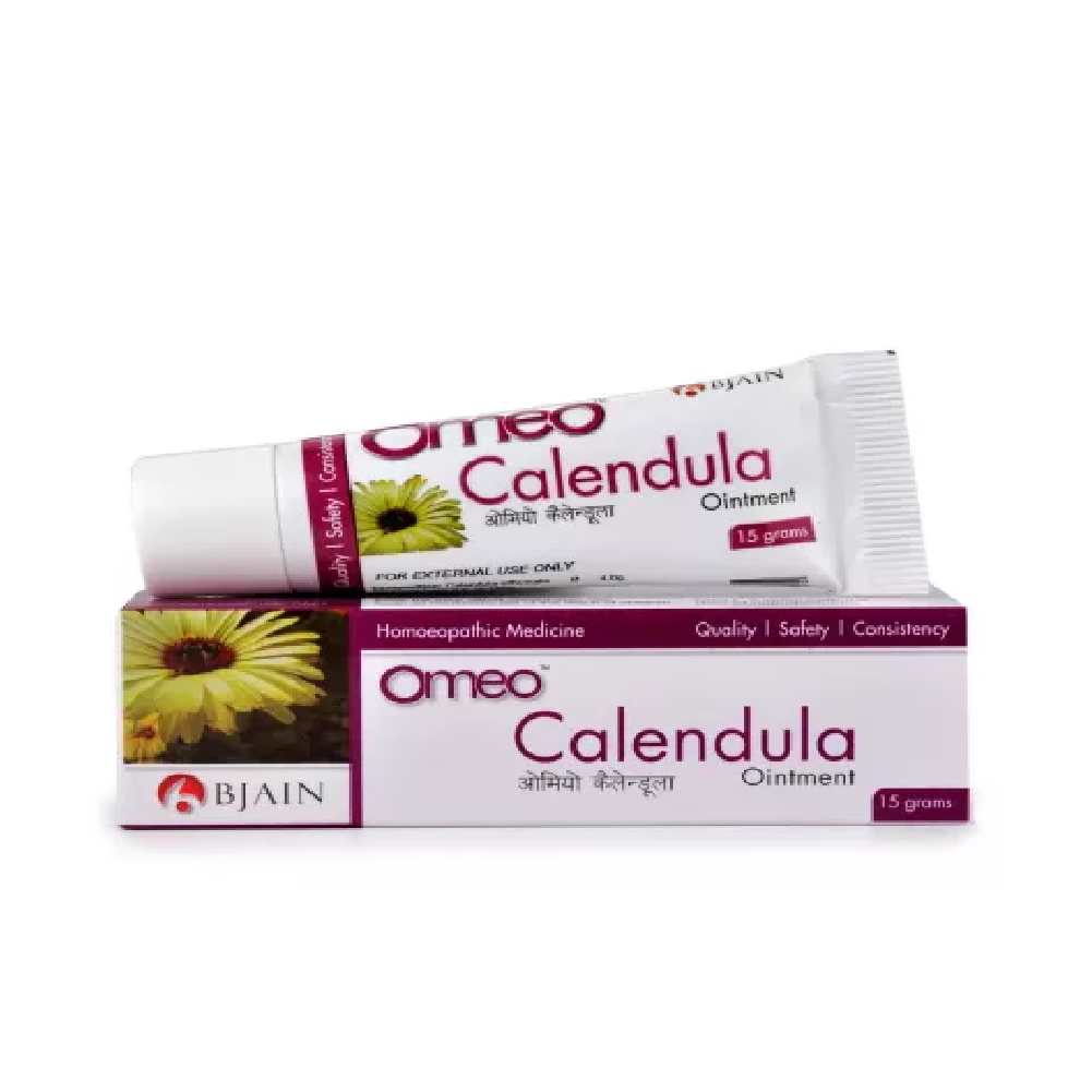 BJain Omeo Calendula Ointment (15g) For Cuts, Injuries