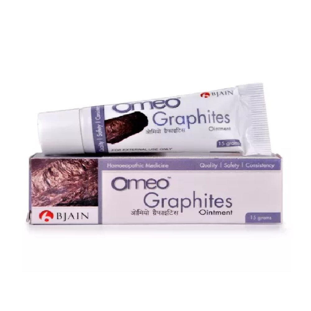 BJain Omeo Graphites Ointment (15g) For Eczema, Itching