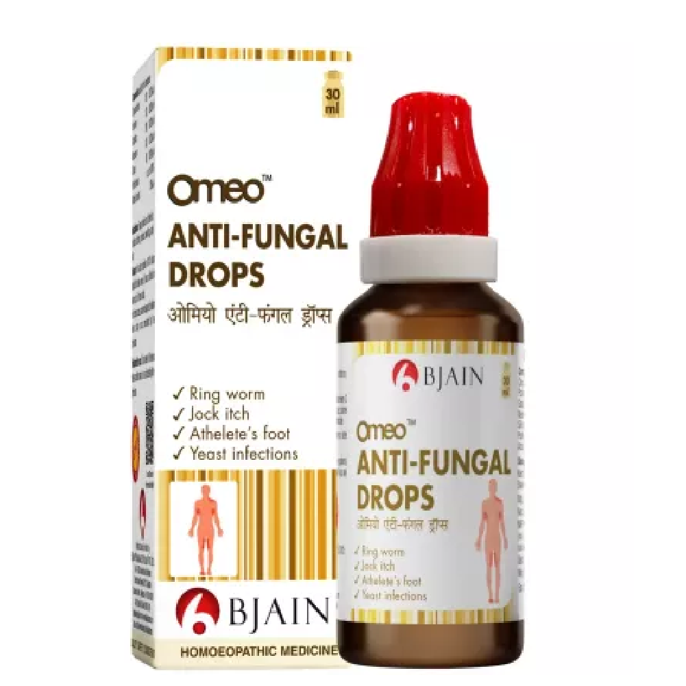 BJain Omeo Anti- Fungal Drops (30ml) For Itching, Redness