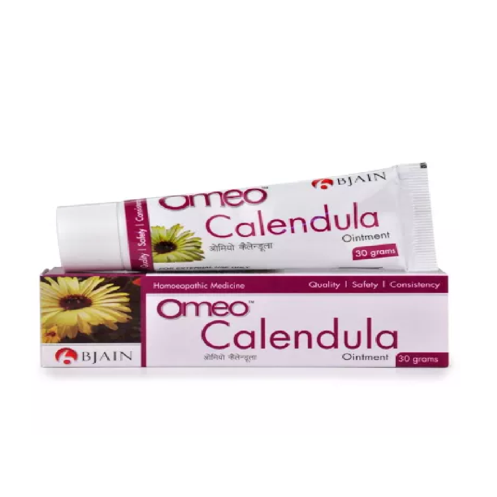 BJain Omeo Calendula Ointment (30g) For Cuts, Injuries