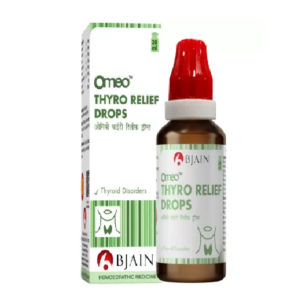 BJain Omeo Thyro Relief Drops (30ml) For Thyroid Care