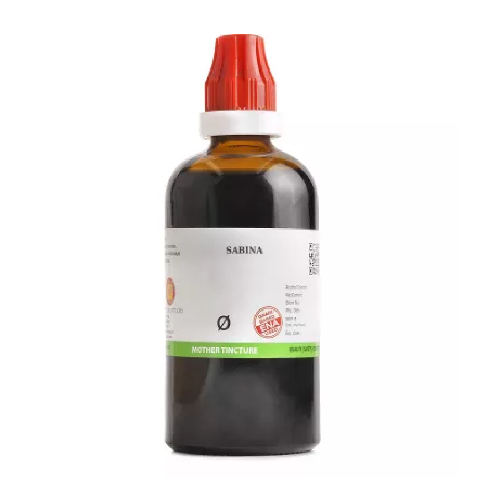 BJain Sabina 1X (Q) Mother Tincture (100ml) For Constipation, Piles