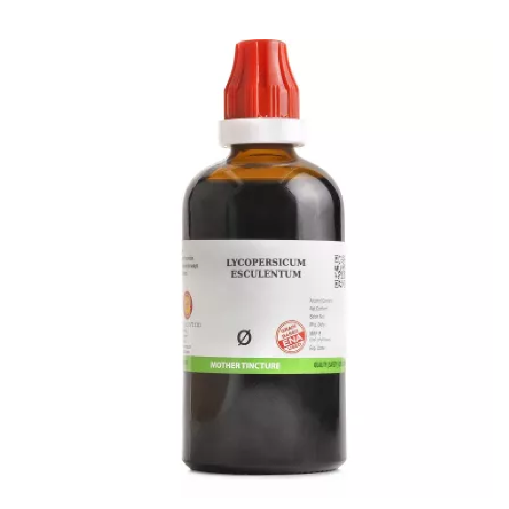 BJain Lycopersicum Esculentum 1X (Q) Mother Tincture (100ml) For Cough, Headache, Back Pain