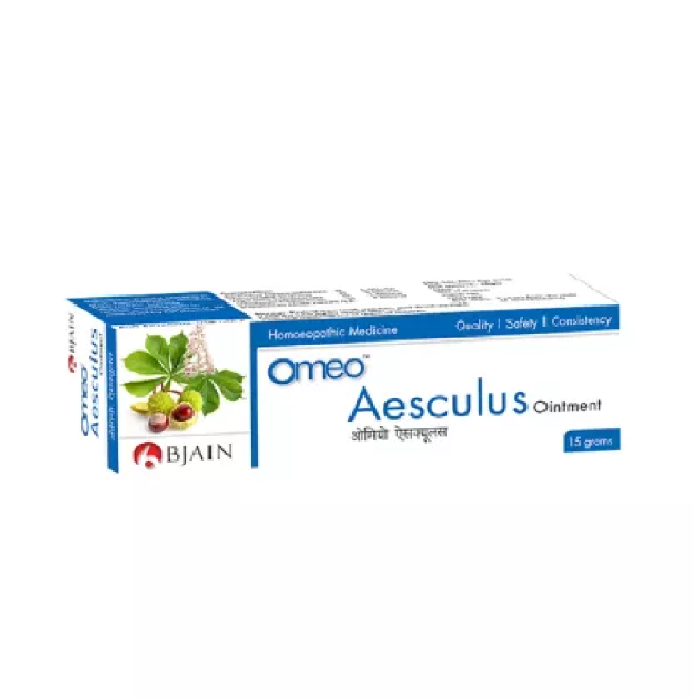 BJain Omeo Aesculus Ointment (15g) For Piles