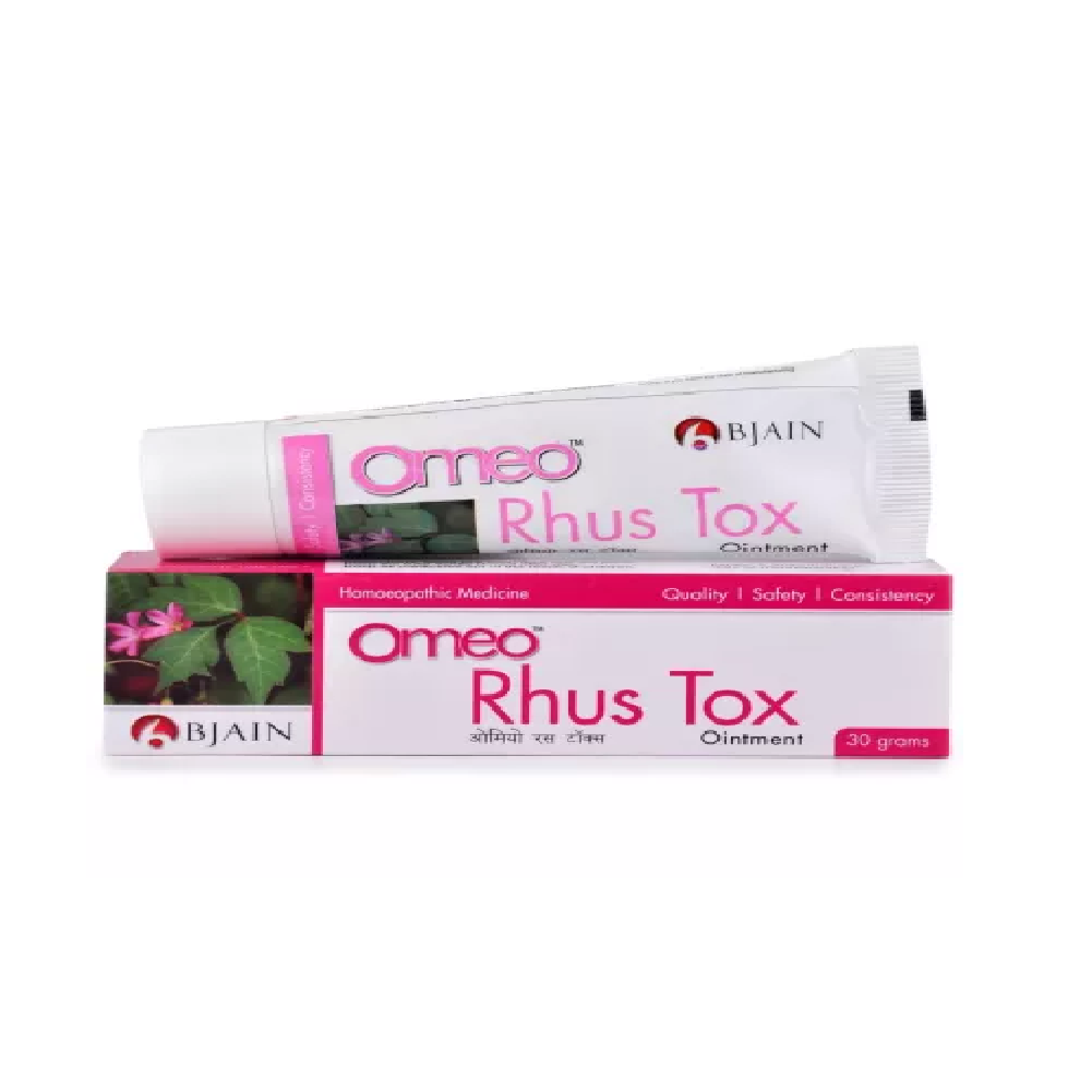 BJain Omeo Rhus Tox Ointment (30g) For joint pains, Muscular Pains