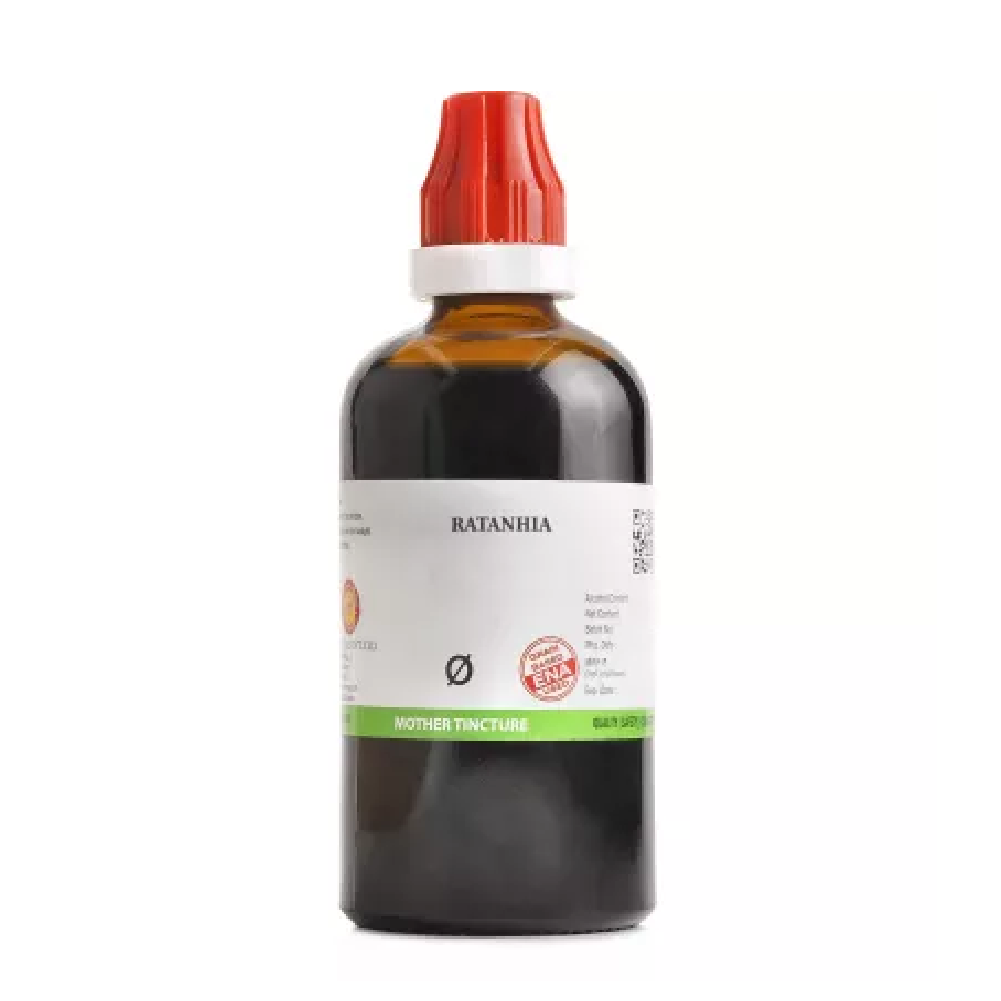 BJain Ratanhia 1X (Q) Mother Tincture (100ml) For Piles