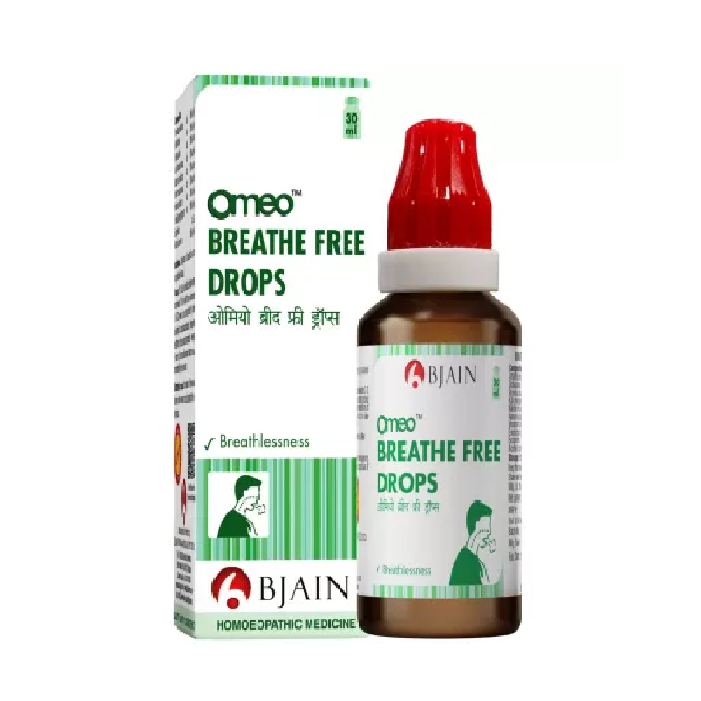 BJain Omeo Breathe Free Drops (30ml) For Cough