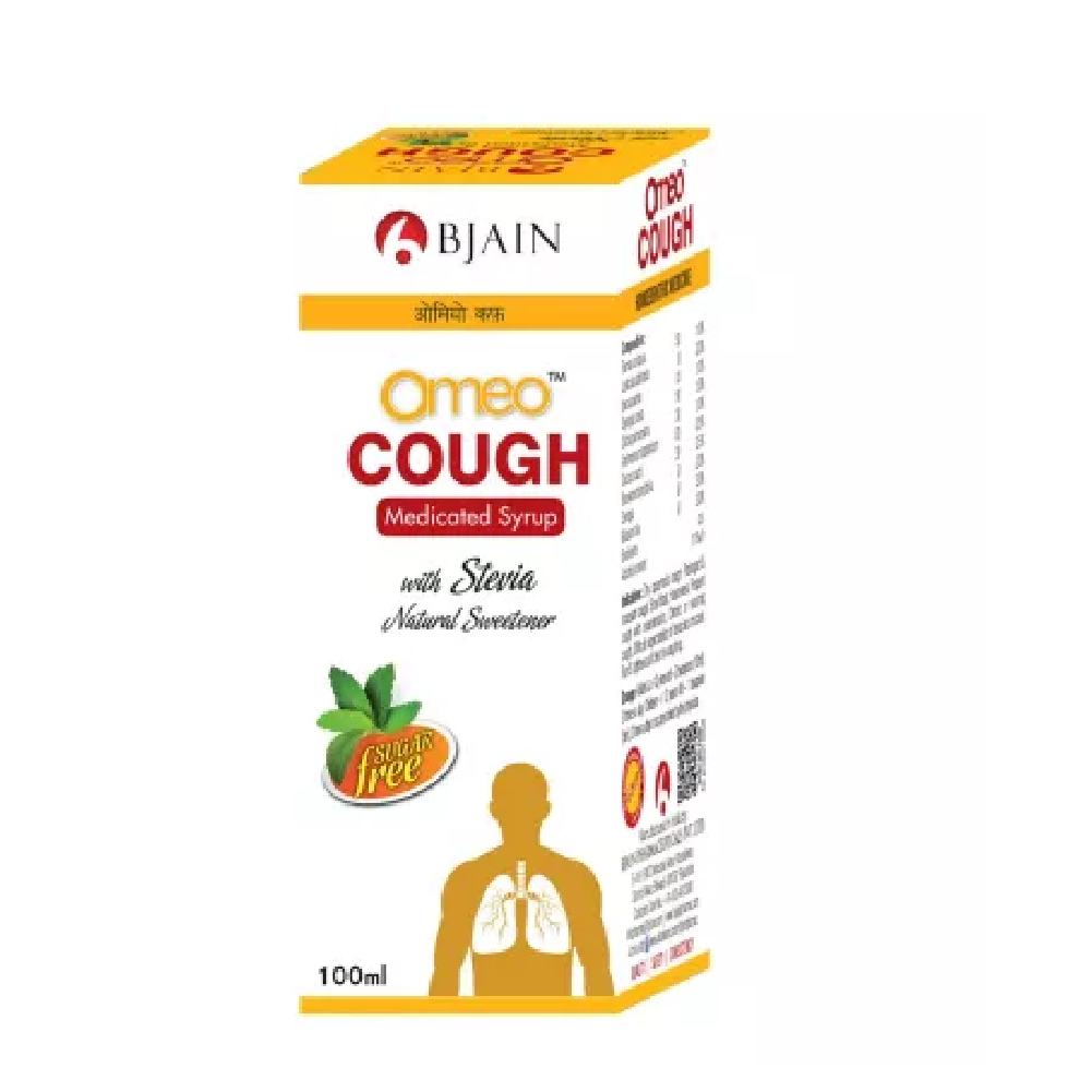 BJain Omeo Cough Syrup Sugar Free (100ml) For Cough