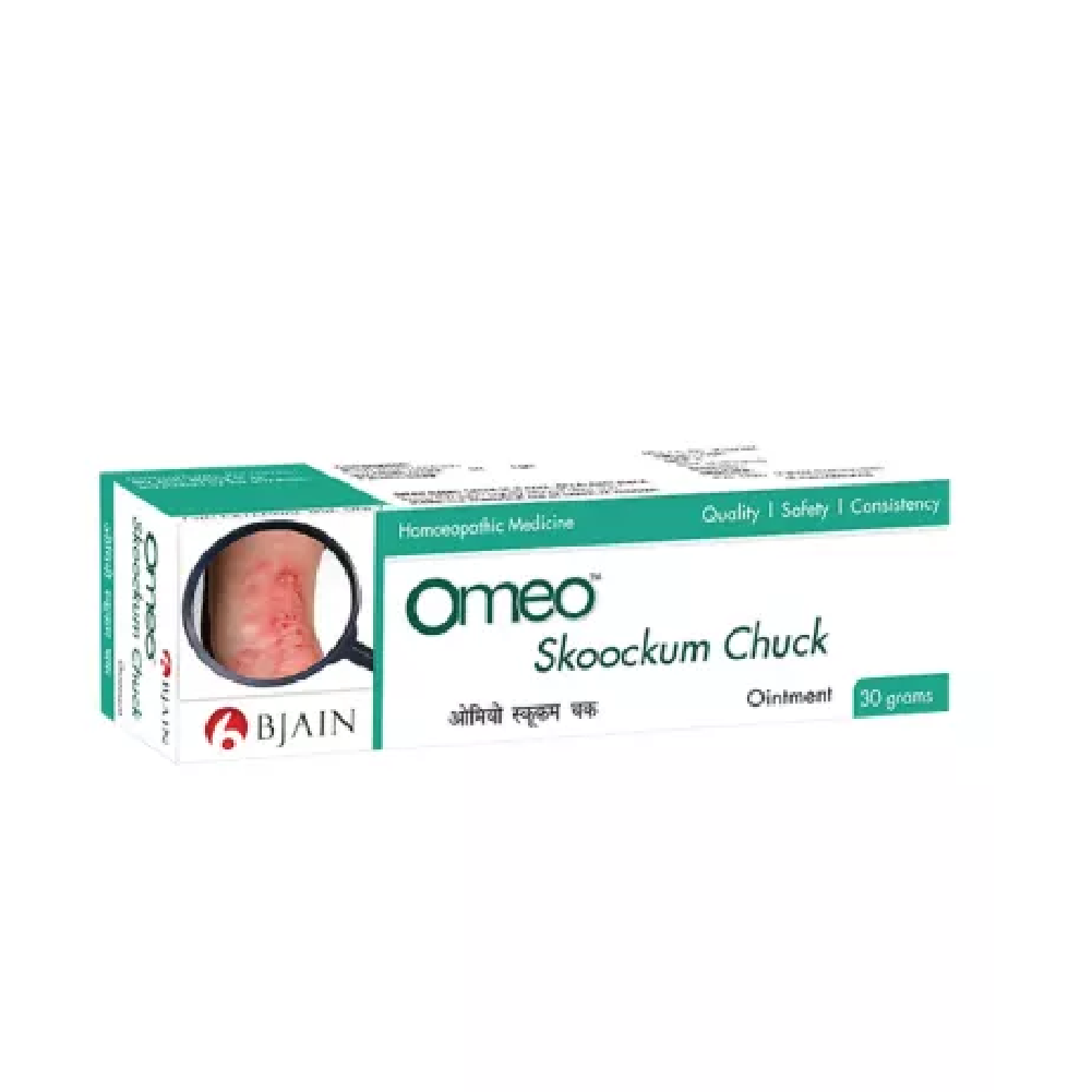 BJain Omeo Skoockum Chuck Ointment (30g) For Skin Disorder, Itching