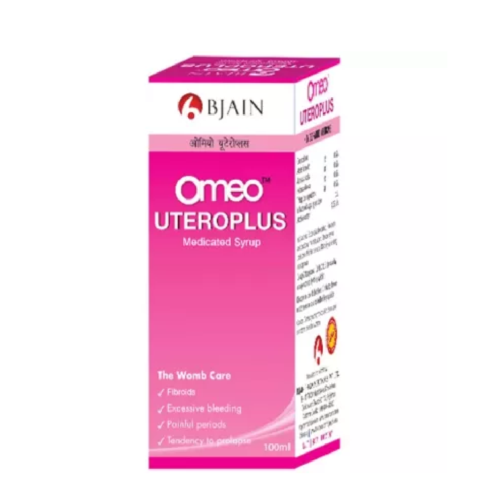 BJain Omeo Uteroplus Syrup (100ml) For Constipation, bleeding pain