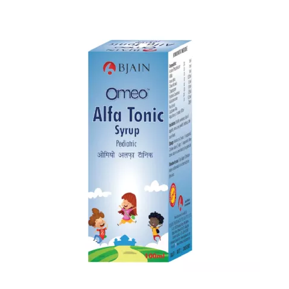 BJain Omeo Alfa Tonic Pediatric (100ml) For Reduce Weakness & Stress