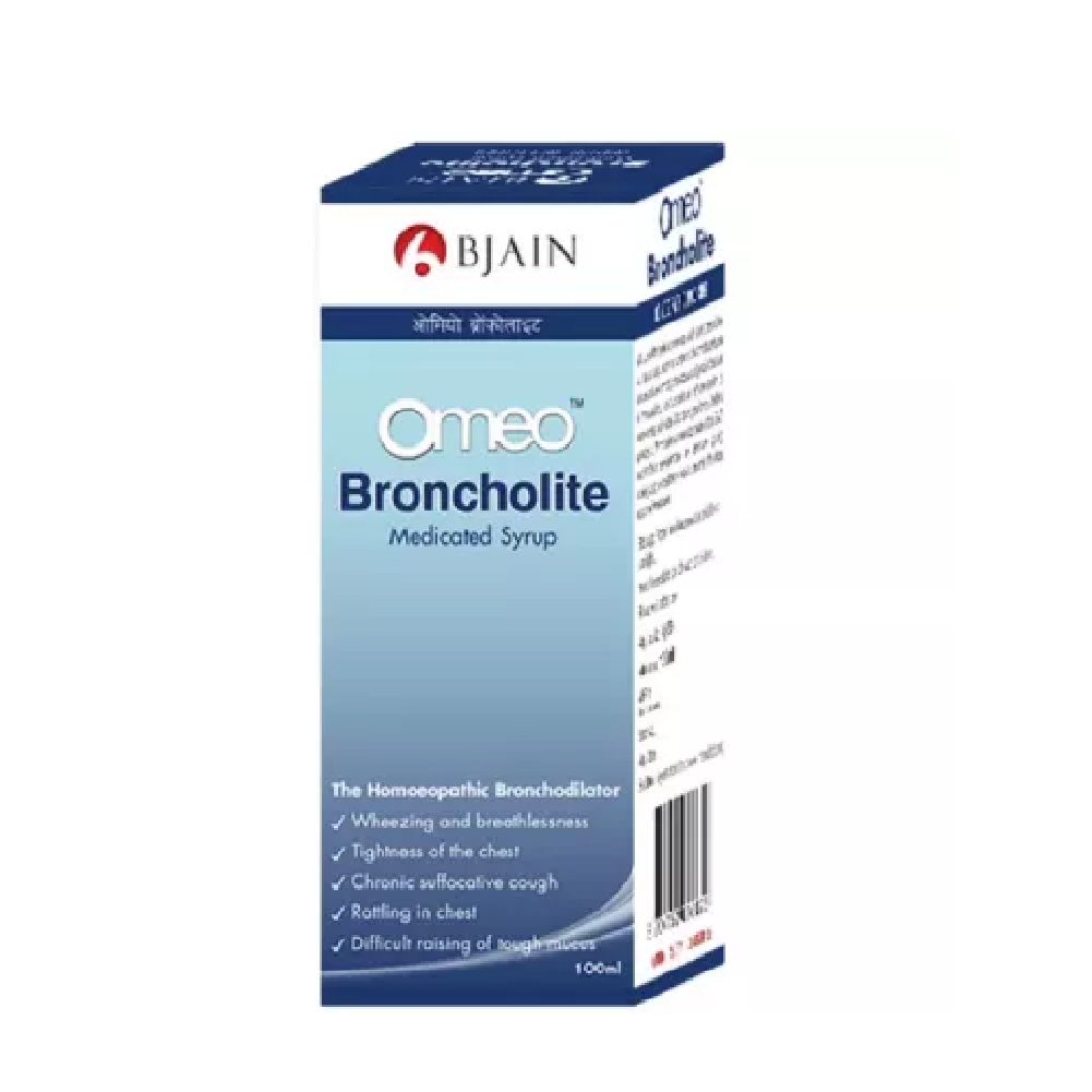 BJain Omeo Broncholite Syrup (100ml) For Constipation, Cough