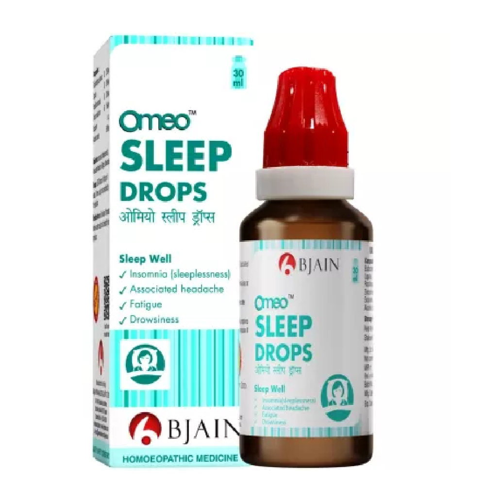 BJain Omeo Sleep Drops (30ml) For Anxiety, Headache