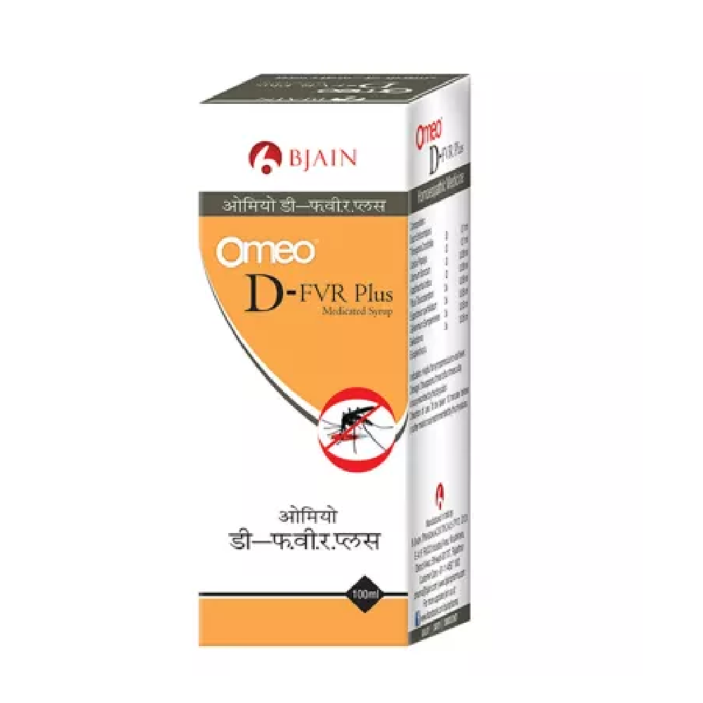 BJain Omeo D-Fever Plus Syrup (100ml) For Headache