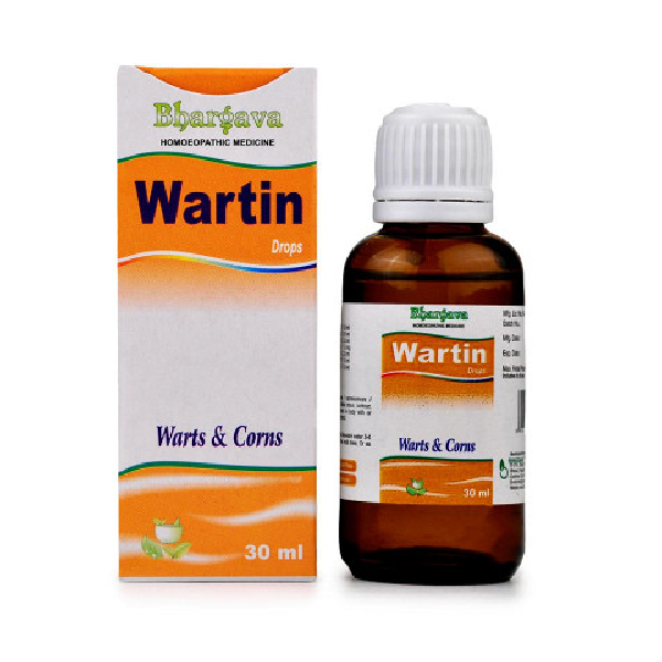 Dr. Bhargava Wartin Drops (30ml) For Warts, Polypus, corns, brown spots, eruptions