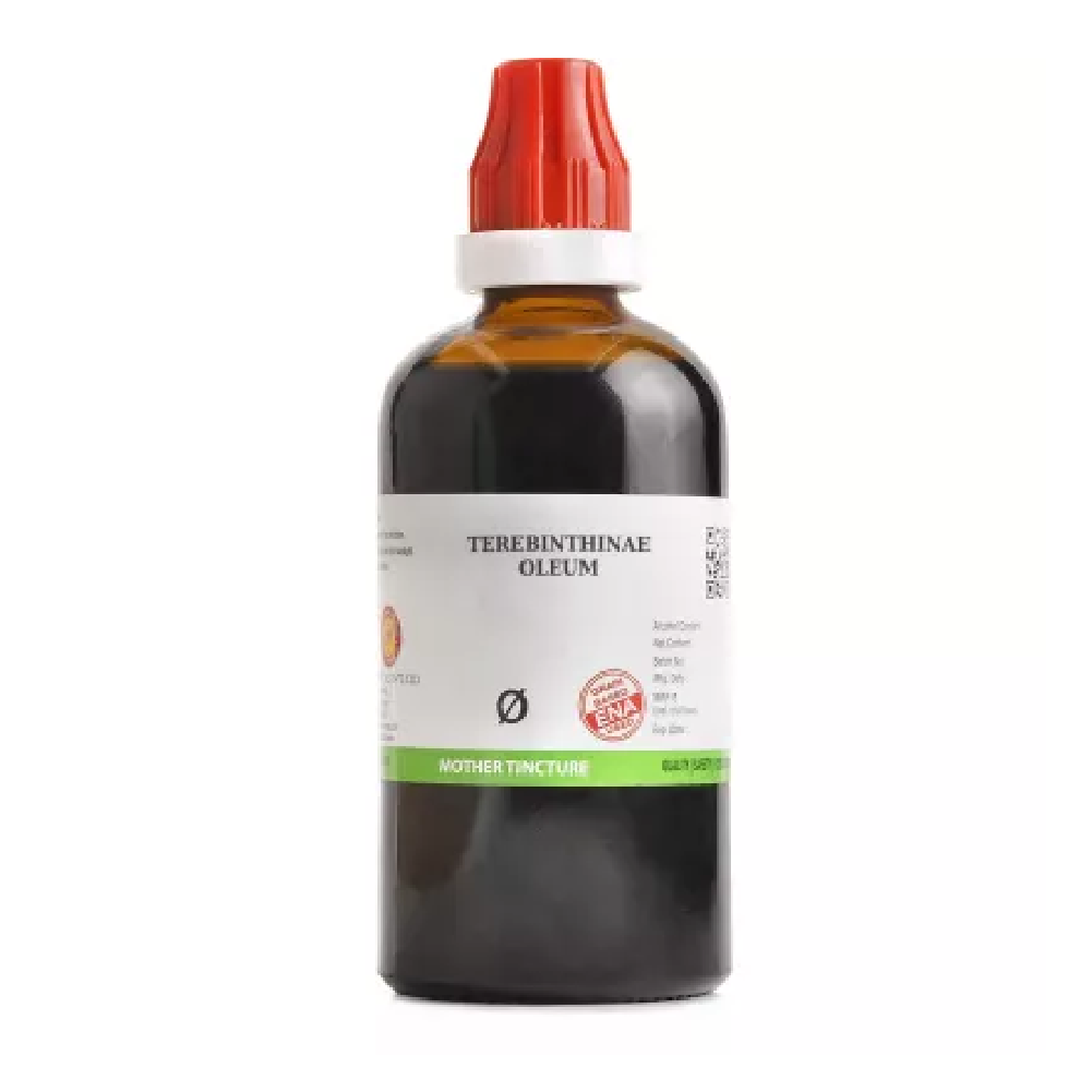 BJain Terebinthinae Oleum 1X (Q) Mother Tincture (100ml) For Skin Conditions, Constipation