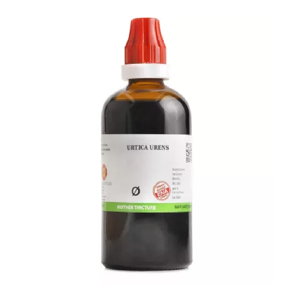 BJain Urtica Urens 1X (Q) Mother Tincture (100ml) For Itching, Blisters