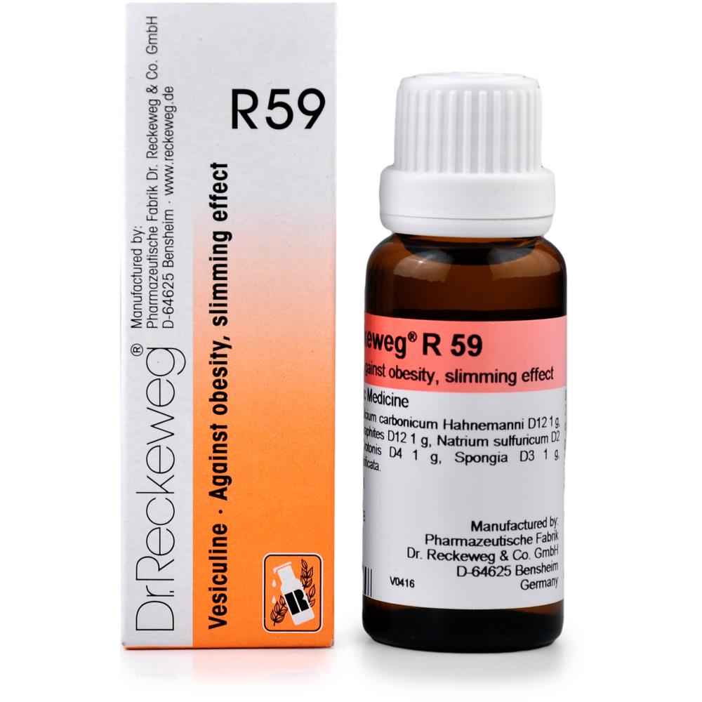 Dr Reckeweg R59 Homeopathic Drops 22 ml for digestive function thyroid Weight Loss