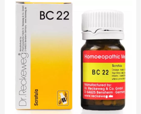 Dr. Reckeweg BC 22 Scrofula Tablet – 20gm for dandruff Pimples