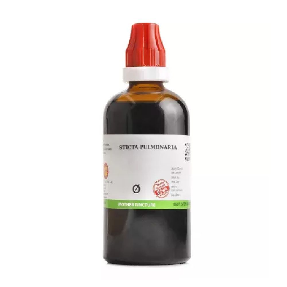 BJain Sticta Pulmonaria 1X (Q) Mother Tincture (100ml) For Headache, Joint Pain