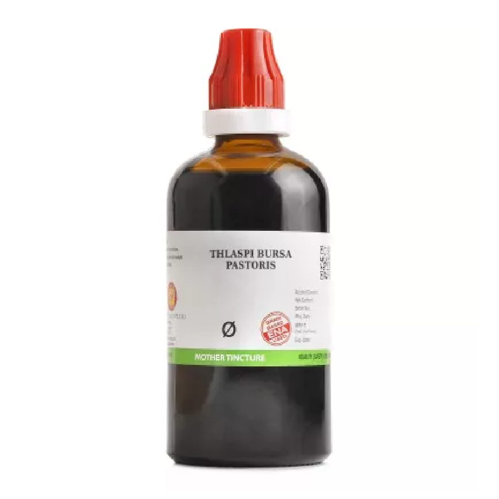 BJain Thlaspi Bursa Pastoris 1X (Q) Mother Tincture (100ml) For Urinary Complaints, Female Problems