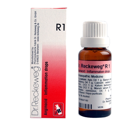 Dr Reckeweg R1 Drops Homeopathic Medicine for swellings Fever