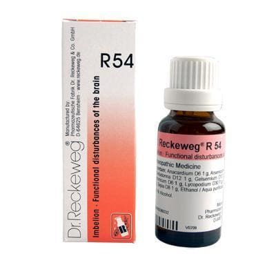 Dr Reckeweg R54 Drops Homeopathic Remedies 22 ml for anaemia headaches