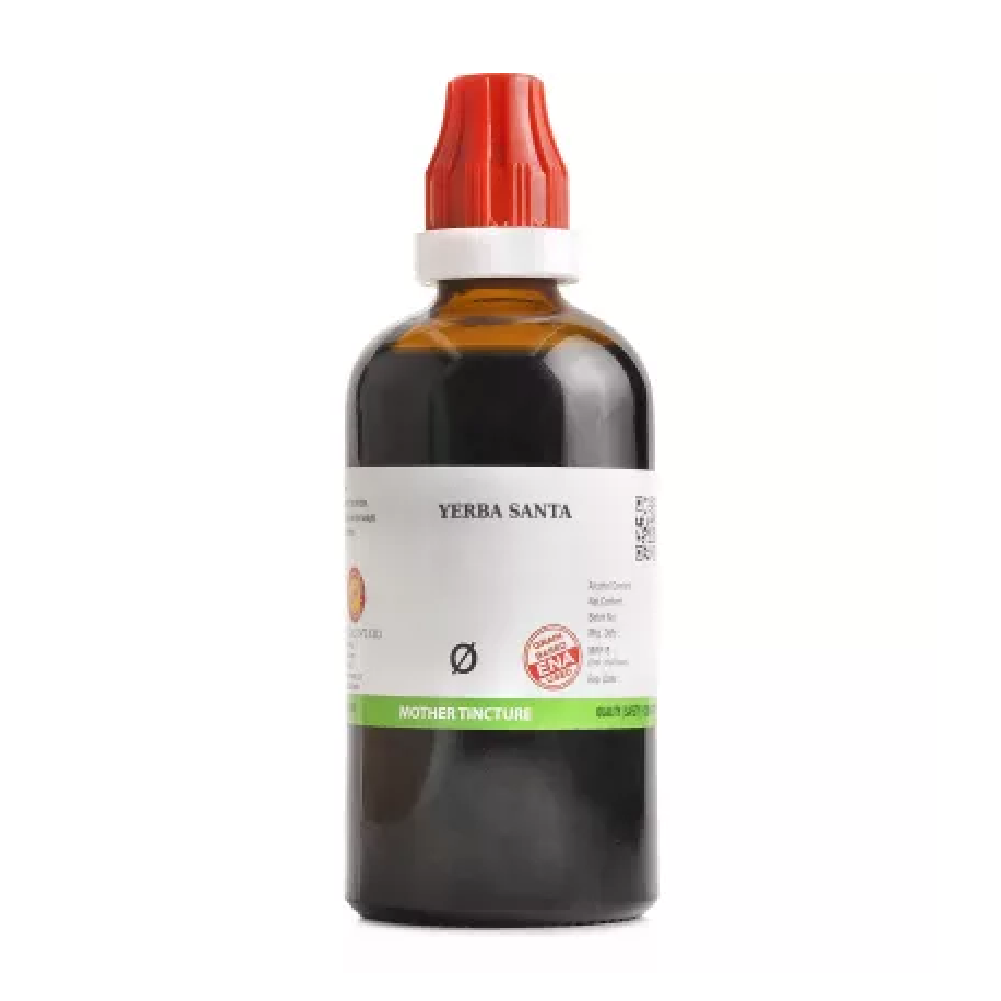 BJain Yerba Santa 1X (Q) Mother Tincture (100ml) For Cough, Chest Congestion