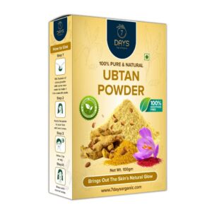 7 Days Ubtan Plus Face Pack -100G for Glowing Skin, Oil Control, Acne, Pimples, Detan, Blemishes, Pigmentation