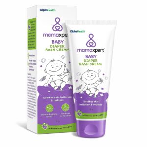 Cipla Mamaxpert Baby Diaper Rash Cream, Made by Experts, Approved by Mothers 75gm
