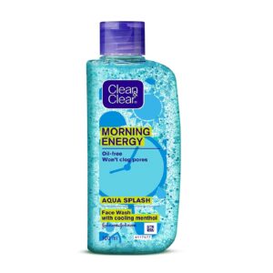 Clean & Clear Morning Energy Aqua Splash, Blue, 100 ml For clean and clear skin, glowing skin