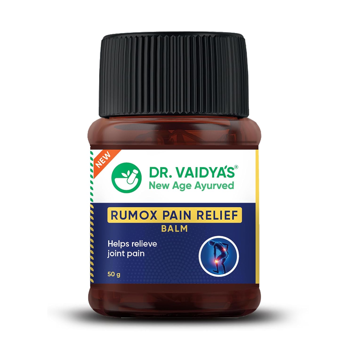 Dr. Vaidya’s Rumox Pain Relief Balm | Ayurvedic Muscle & Joint Pain Balm (50g)