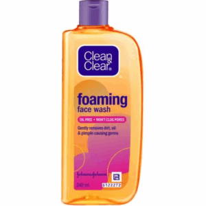 Clean & Clear Foaming Facewash for Oily Skin, Brown, 240ml For Pimples and Blackheads, Oily skin