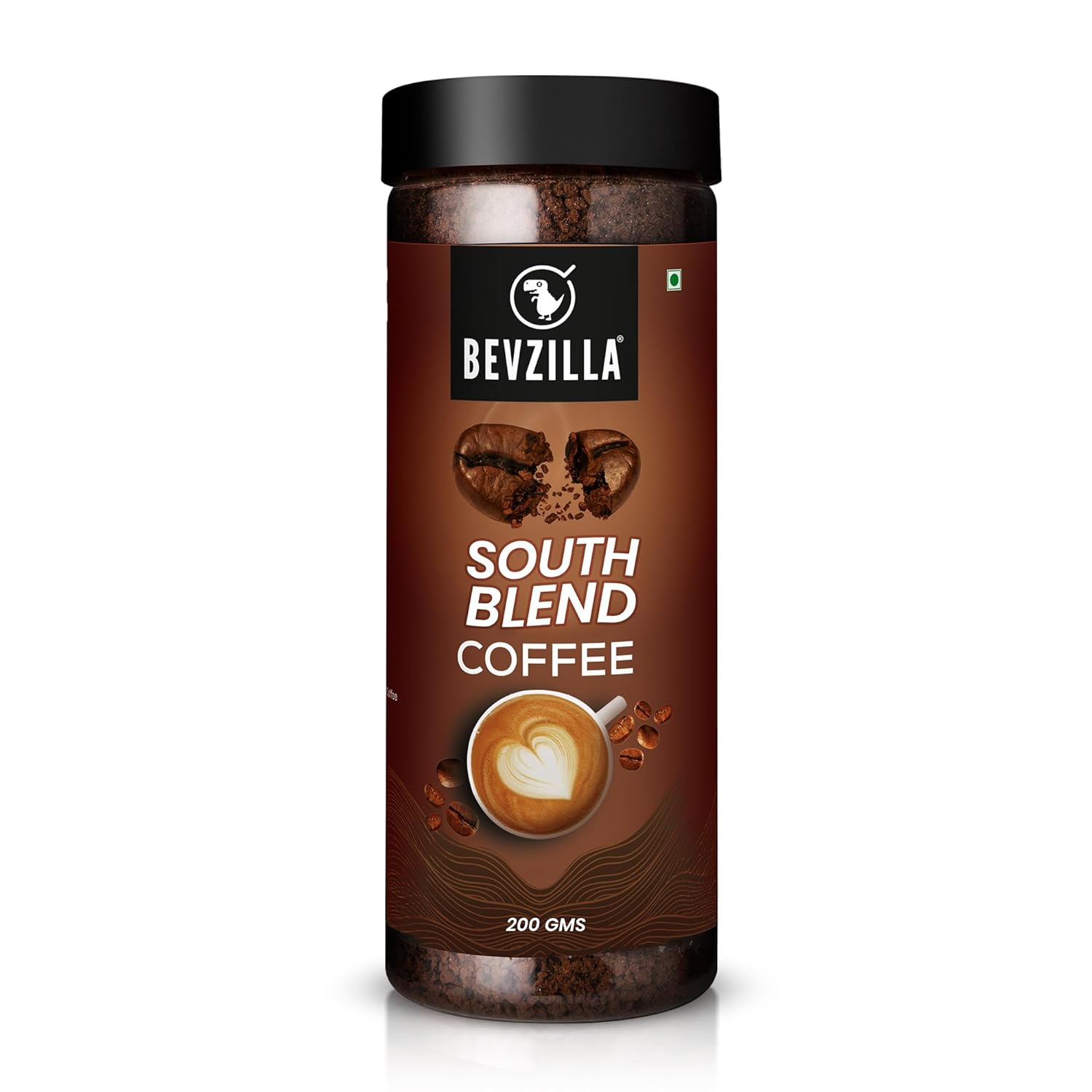 Bevzilla 200 Grams Xtra South Blend Instant Coffee Powder |Premium Taste| Dark Roast| Strong Coffee| Filter Coffee| Ground Coffee| Chicory & Coffee