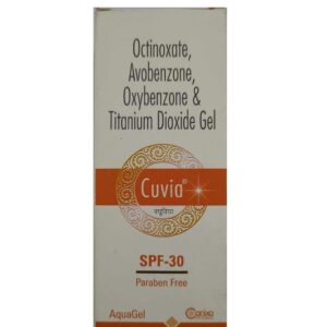 Cuvia Aqagel SPF 30 50gm for sun spots, and tanning